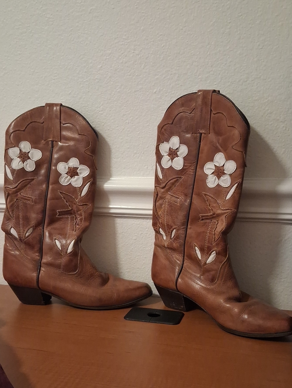 Cowgirl Boot Leather